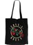 Guns N Roses Flower Siyah Kanvas Bez Çanta 1