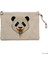 Panda In Colors Krem Clutch Astarlı Cüzdan / El Çantası 1