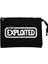 The Exploited Logo Siyah Clutch Astarlı Cüzdan / El Çantası 1