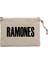 Ramones Text Krem Clutch Astarlı Cüzdan / El Çantası 1