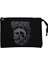 The Exploited Skull Siyah Clutch Astarlı Cüzdan / El Çantası 1