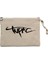Tupac Logo 2 Krem Clutch Astarlı Cüzdan / El Çantası 1