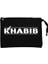 Khabib Logotype Siyah Clutch Astarlı Cüzdan / El Çantası 1