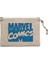 Marvel Comics Blue Logo Krem Clutch Astarlı Cüzdan / El Çantası 1