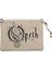 Opeth Logo Classic 2 Krem Clutch Astarlı Cüzdan / El Çantası 1