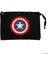 Captain America Kalkan Siyah Clutch Astarlı Cüzdan / El Çantası 1