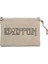 LED Zeppelin Logo 2 Krem Clutch Astarlı Cüzdan / El Çantası 1