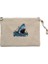 Shark Cartoon Krem Clutch Astarlı Cüzdan / El Çantası 1