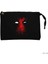 Deadpool Face Siyah Clutch Astarlı Cüzdan / El Çantası 1