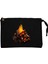 Camp Fire Siyah Clutch Astarlı Cüzdan / El Çantası 1