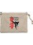 Makhachkala Sport Logo Krem Clutch Astarlı Cüzdan / El Çantası 1