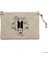 Bts Logo Imzalı Krem Clutch Astarlı Cüzdan / El Çantası 1