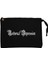 Nocturnal Depression Text White Siyah Clutch Astarlı Cüzdan / El Çantası 1