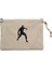Black Panter Silhouette Krem Clutch Astarlı Cüzdan / El Çantası 1