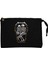 Metallica Grave Two Skeletons Siyah Clutch Astarlı Cüzdan / El Çantası 1