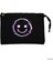 Glitch Face Siyah Clutch Astarlı Cüzdan / El Çantası 1