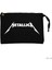 Metallica Classic Logo Siyah Clutch Astarlı Cüzdan / El Çantası 1