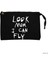 Travis Scott Look Mom I Can Fly Siyah Clutch Astarlı Cüzdan / El Çantası 1