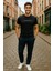 Erkek Slim Fit Enjeksiyon Baskılı Pamuklu T-Shirt 2