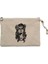 La Calavera Catrina Krem Clutch Astarlı Cüzdan / El Çantası 1
