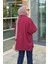 Oversize Gömlek Bordo 4