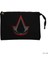 Assassins Creed Logo Redline Siyah Clutch Astarlı Cüzdan / El Çantası 1
