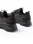 3002 Siyah Bağcıklı Fileli Taş Aksesuarlı Günlük Spor Ayakkabı 3
