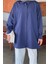 Oversize Gömlek Lacivert 4