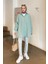 Oversize Gömlek Mint Yeşili 1