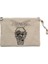 Dismember Skull Krem Clutch Astarlı Cüzdan / El Çantası 1