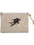 Hayabusa Logo Text Krem Clutch Astarlı Cüzdan / El Çantası 1