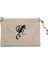Linkin Park Logo Siluet Krem Clutch Astarlı Cüzdan / El Çantası 1