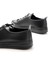 MK-9026 Siyah Bağcıklı Taş Aksesuarlı Günlük Spor Ayakkabı 4