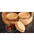 300 ml bambu cam kahvaltılık seti, şık tasarım, 11-15 parça, kahverengi, bambu tepsili 3