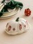 Ekru bal kabağı figürlü seramik tereyağlık, şık ve kullanışlı 18 cm, 2'li set 2