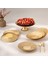 Golden 7 Parça Cam Pasta / Tatlı Seti 1