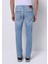 Straight Fit Düşük Bel Düz Paça Erkek Indigo Ecologic Jean Pantolon 2