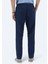 Lacivert Dokuma Casual Pamuk Karışımlı Pantolon 4