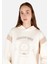 Regular Fit Kapüşonlu Kadın Ekru Sweatshirt 4