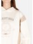 Regular Fit Kapüşonlu Kadın Ekru Sweatshirt 5