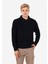 Regular Fit Polo Yaka Erkek Lacivert Kazak 1