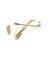 Closed Helix Keyring Brass -Paslanmaz Çelik Açılabilir Vidalı Helis Anahtarlık Altın 2