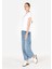 Balloon Fit Kadın Indigo Jean Pantolon 3