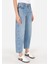 Balloon Fit Kadın Indigo Jean Pantolon 4