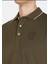 Regular Fit Polo Yaka Düz Erkek Yeşil Kısa Kol Tişört 4
