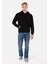 Comfort Fit Erkek Siyah Sweatshirt 3