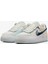 Air Force 1 Shadow Sneaker Unisex Hakiki Deri Günlük Spor Ayakkabı Krem Yeşil 3