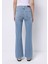 Regular Fit Orta Bel Bootcut Kadın Indigo Jean Pantolon 2