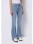 Regular Fit Orta Bel Bootcut Kadın Indigo Jean Pantolon 4