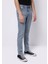 Straight Fit Erkek Indigo Jean Pantolon 4
